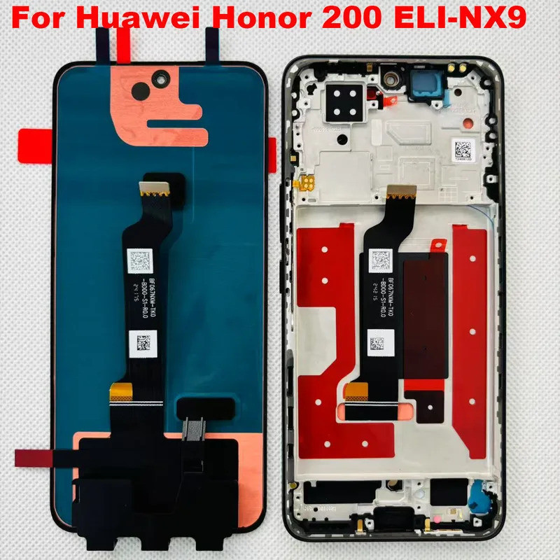 6.7 "Original ใหม่ ELI-NX9 LCD สําหรับ Huawei Honor 200 LCD ELI-AN00 จอแสดงผล Touch Digitizer Assemb