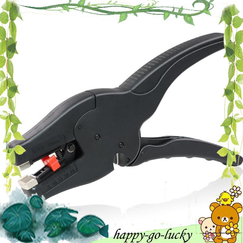 YE-D10 เครื่องปอกสายไฟอัตโนมัติและเครื่องตัด 2 in 1 Heavy Duty คีมมินิไฟฟ้าซ่อมเครื่องมือ 0.03-10mm2