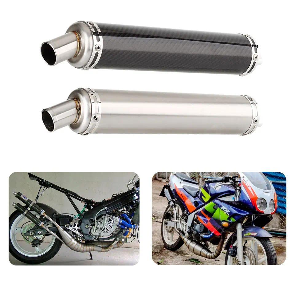 EM ท่อไอเสียรถจักรยานยนต์ 2 จังหวะ ท่อไอเสียสองจังหวะ NSR250 VFR400 RGV250 TZR250 rs125 nsr150sp mc2