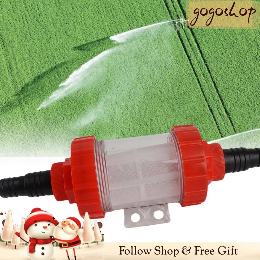 Gogoshopp In-Lineตาข่ายกรองพลาสติกในตัวสูงโปร่งใสสวนชลประทานอินเทอร์เฟซท่ออุปกรณ์เสริม (G3/4in)