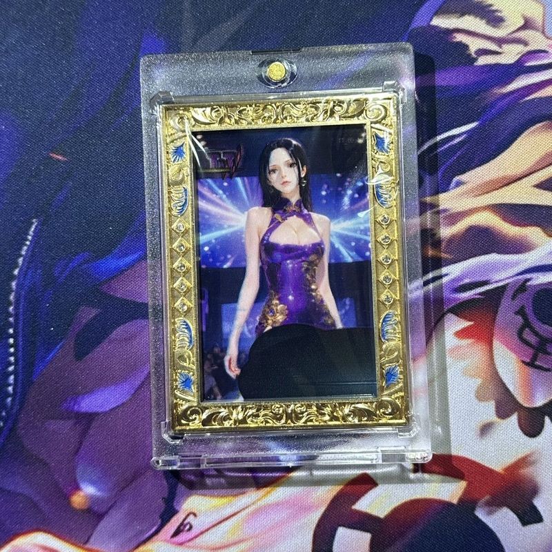 การ์ดเพชรโลหะชิ้นเดียว Robin Qingyun Art Comic Collection Card