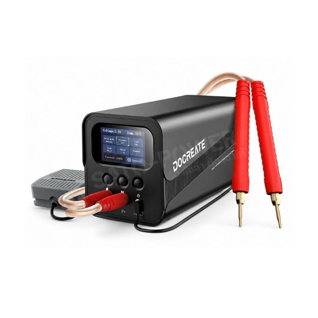 DOCREATE เครื่องสปอตแบต SK-10P รุ่น Code 816 | ควบคุมการเชื่อมด้วยสวิตช์เท้า (Foot Switch)