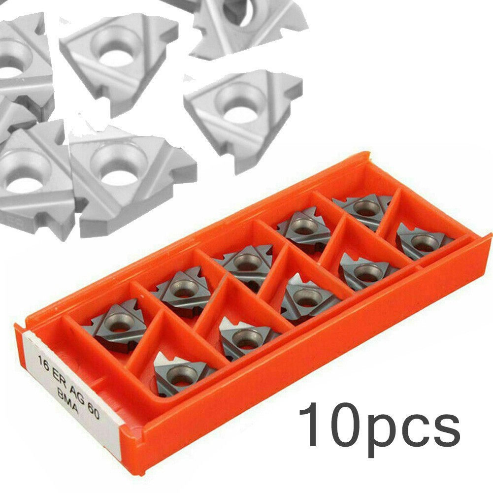 FUXING 10 ชิ้น 16ER AG60 BMA กระทู้แทรกคาร์ไบด์สําหรับเครื่องมือเปลี่ยน