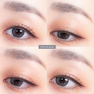 (Monthly) OLENS รุ่น VIVI RING Brown, Gray, Choco, Beige, Pink คอนแทคเลนส์เกาหลี สายตา 0.00 ถึง -5.50