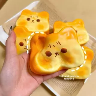 สกุชชี่ขนมปัง Squishy คอลเลกชันสัตว์การ์ตูน เนื้อนุ่ม Slow Rising บีบฟิน คืนตัวช้า ลายสุดคิวท์ หลายแบบ ส่งในไทย