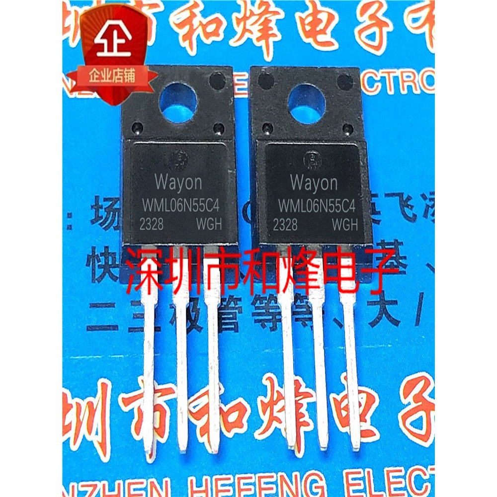 10 ชิ้น WML06N55C4 550V MOS TO-220F วิทยุไตรโอด