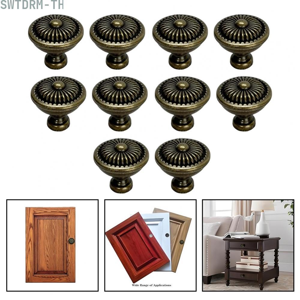 【SWTDRM】Antique Brass Cabinet Handles Rust-proof Die-cast Zinc Alloy For Cabinet Doors