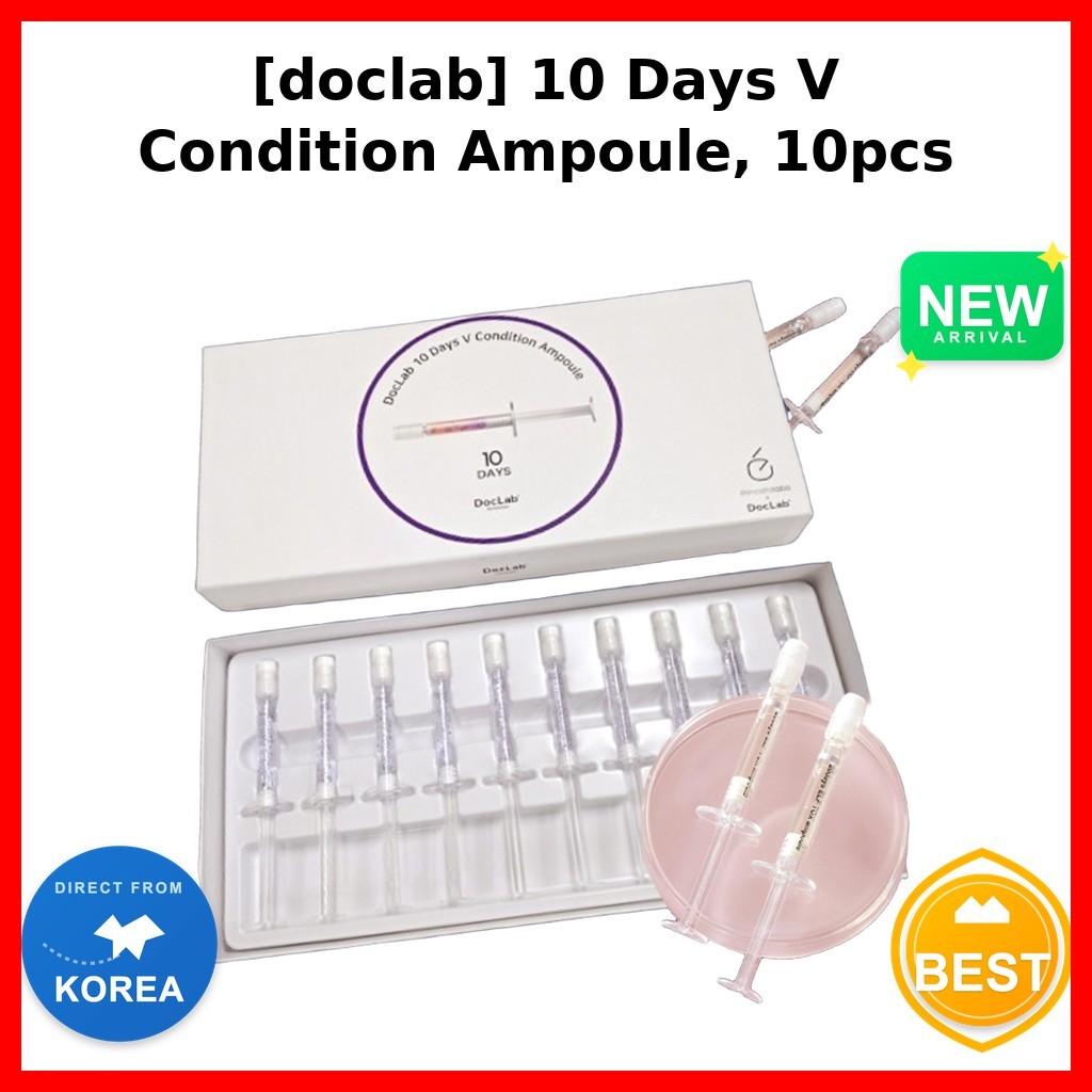 [doclab] 10 Days V Condition Ampoule, 10pcs / Korean Ampoule Set / Revitalizing Boost / ของแท้ 100% 