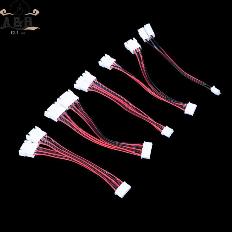 [A&B] XH2.54MM Y-Splitter Cable Male To 2 Female Connector 26AWG สายไฟ 2/3/4/5/6 Pin Splitter Cable 