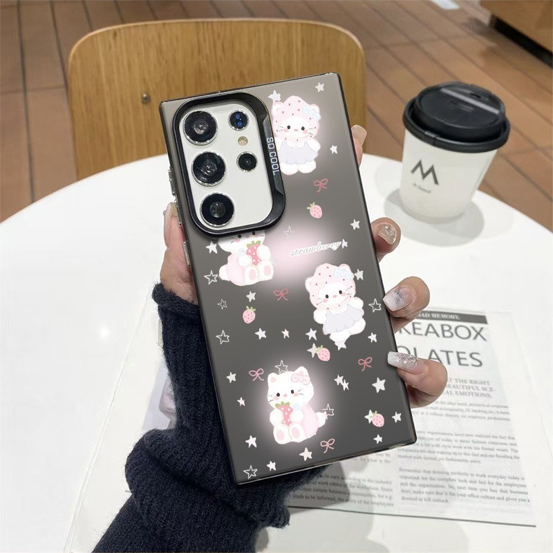 เคสโทรศัพท์อินเทรนด์ Star Cat เหมาะสําหรับ Samsung A05S/A135G/S22ULTRA/A555G/S24FE/S25ULTRA/S24/F14 