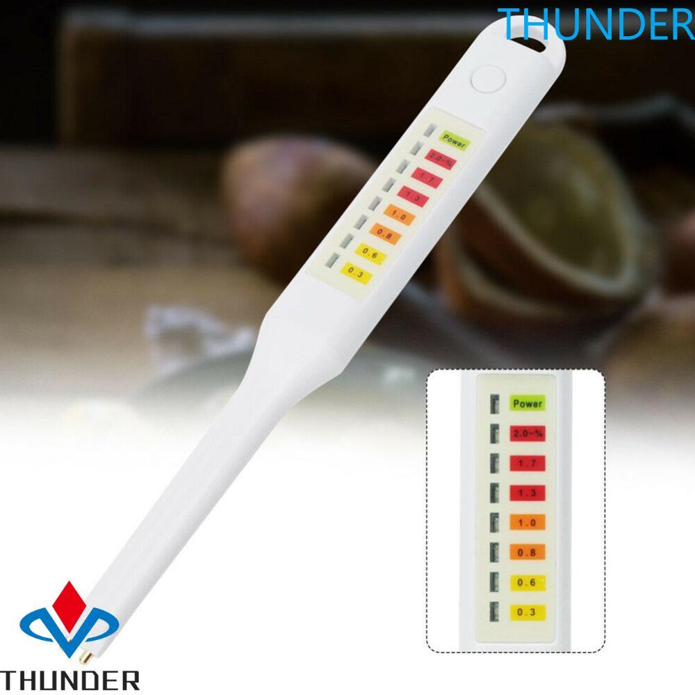 THUNDER เครื่องวัดความเค็มปากกาเครื่องมือวัดการวิเคราะห์สําหรับห้องครัวเครื่องวัดเกลืออาหารวัดความเค็ม Hydrometer ความเค็มเกลือเข้มข้นเมตร