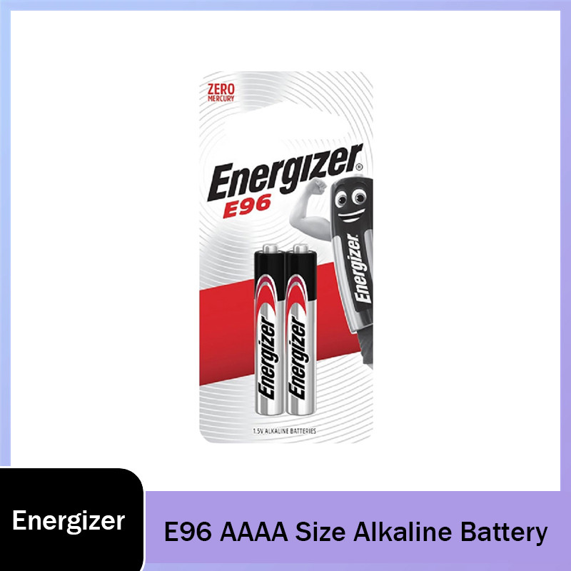 ENERGIZER E96 1.5V AAAA ขนาดอัลคาไลน์และ 5 ปีชั้นวางแบตเตอรี่สําหรับของเล่นนาฬิกาคอนโทรลเลอร์ฯลฯ