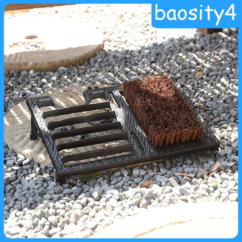 [โปรโมชั่น] Boot Scrapers มีดโกนรองเท้าแปรง Boot Scrapers วัสดุเหล็ก Vintage Rustic Durability ปฏิบั