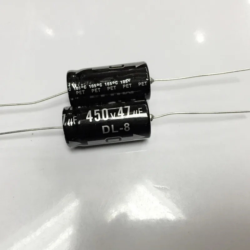10PCS 450v47uf Axial Electrolytic Capacitor 47UF 450V 16x30 มม.