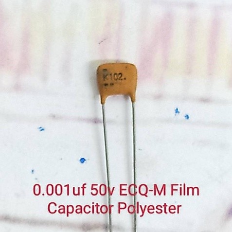 0.001uf, 0.047uf 50v ECQ-M  Film Capacitor Polyester (10ชิ้น 30บาท)