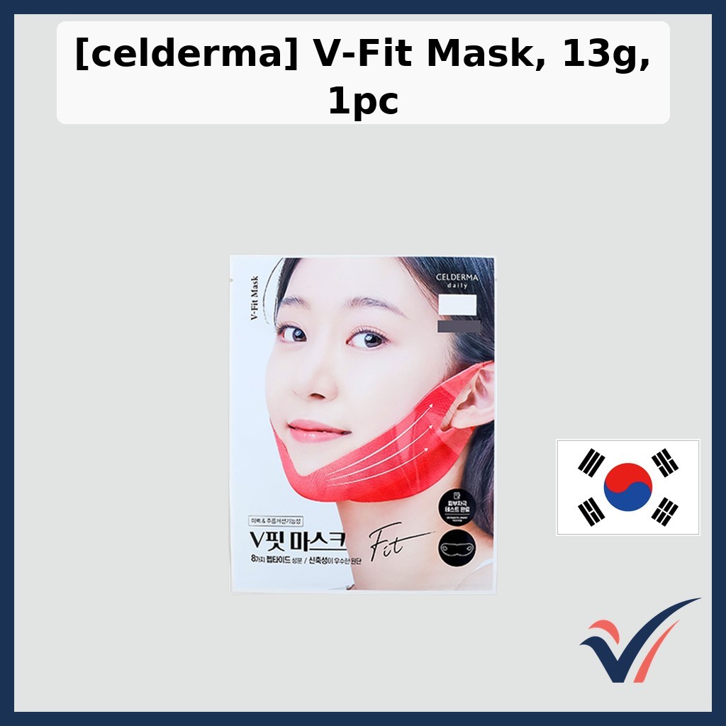 [celderma] V-Fit Mask, 13g, 1pc / Korean V-Fit Mask / Firming Effect / ของแท้ 100% by korea
