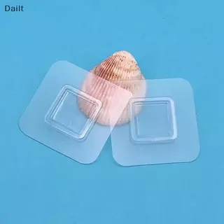 Dailt 1 ชิ้น Wall Self กาว Hook โปร่งใสชั้นวางลวด Wall Mount Stier ด้าน Fixing Patch สําหรับห้องครัวห้องน้ํา Gadget (TH)