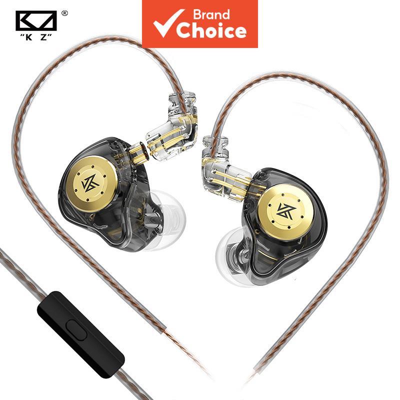KZ EDX PRO 10 มม.หูฟัง Dual Magnetic Dynamic หูฟัง IEM HiFi 2Pin ชุดหูฟังที่ถอดออกได้ 5N OFC สายการออกแบบตามหลักสรีรศาสตร์อัพเกรดหูฟังสําหรับเล่นเกม Audiophile