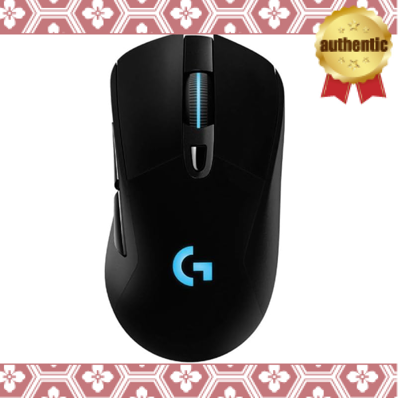 Logicool G Wireless Gaming Mouse G703h LIGHTSPEED HERO 25K Sensor Ergonomic LIGHTSYNC RGB POWERPLAY 