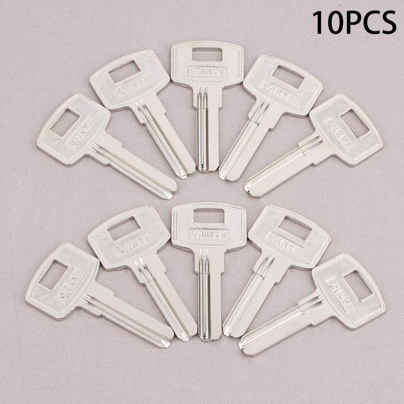 Bri 10 ชิ้น FAV1D Double Slot Key nks สําหรับการใช้งาน Bailimon, Key Making วัสดุ ywr