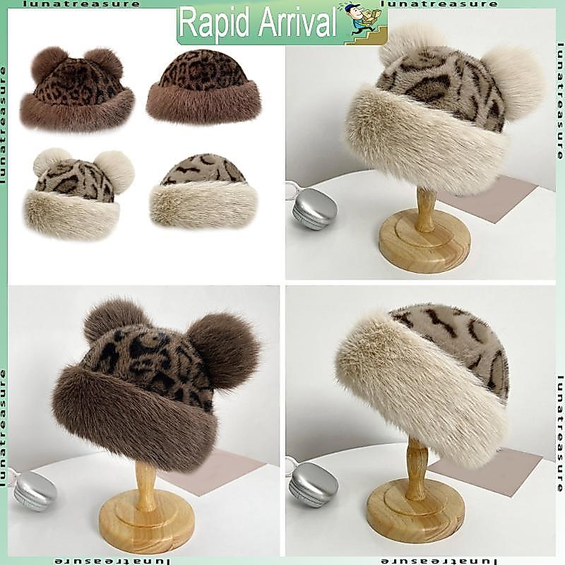 หมวก lun Ushanka สําหรับหมวกฤดูหนาวกีฬาขี่จักรยานและปีนเขาหมวกฤดูหนาว