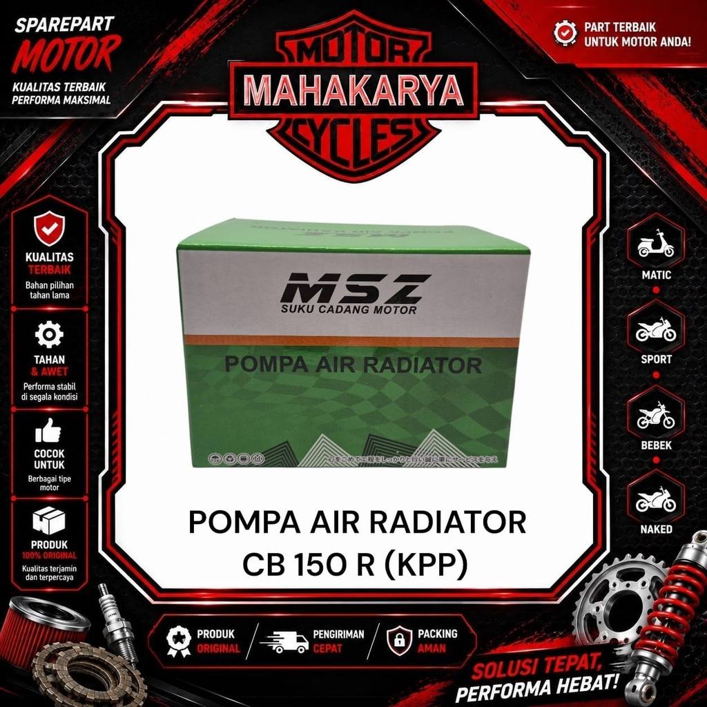 WATERPUMP CB150R KPP RADIATOR ปั้มน้ํา CB 150 รหัส KPP