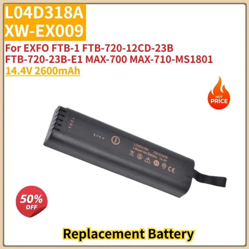 L04D318A XW-EX009 14.4V 2600mAh แบตเตอรี่คุณภาพสูงสําหรับ EXFO FTB-1 FTB-720-12CD-23B FTB-720-23B-E1