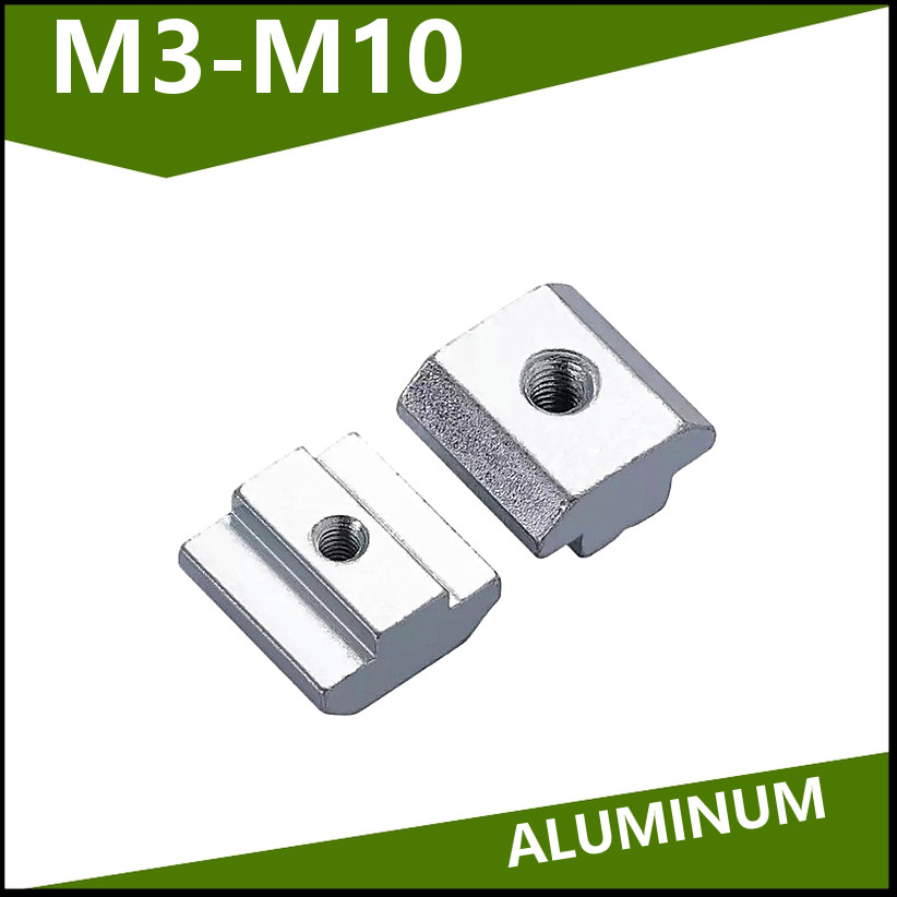 {{{2.LMF}}}T-Slot Nuts M3-M10 Nickel/Carbon/Galvanized สําหรับกรอบอลูมิเนียมอุตสาหกรรม