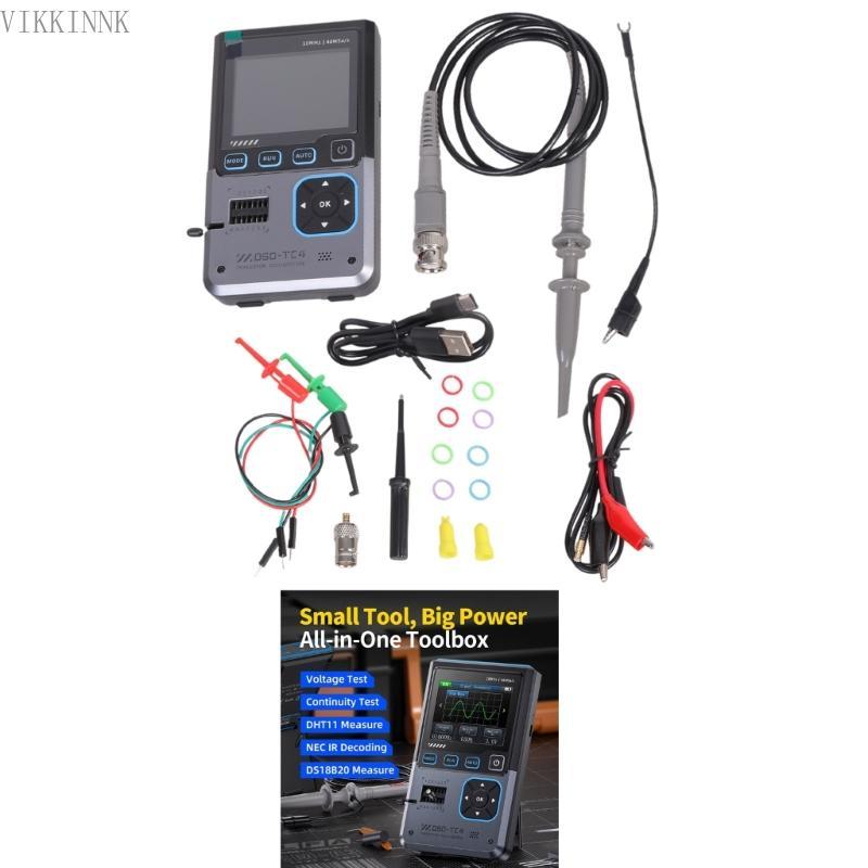 VIKK ชุดออสซิลโลสโคปดิจิตอลมัลติฟังก์ชั่น DSO-TC4 สําหรับวิศวกรและช่าง