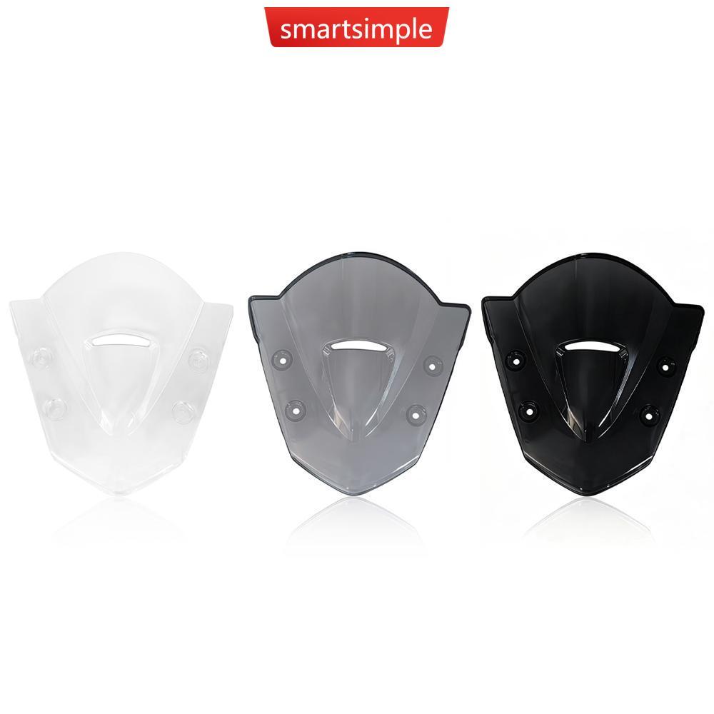 SMARTSIMPLE กระจกรถจักรยานยนต์ดัดแปลง Visor Airflow Design Winshield Speedtex ประเภท Air Wind Deflec