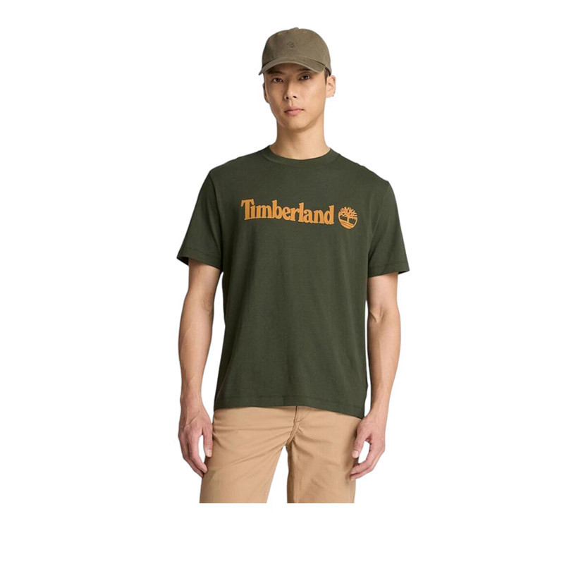 Timberland รุ่น Northwood Linear Logo เสื้อยืดแขนสั้น ผู้ชาย สีเทา — صورة 2