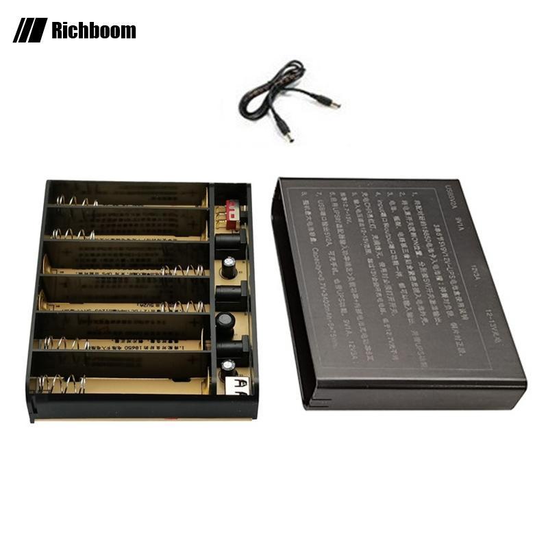 Rich USB 5V สําหรับ DC 9V 12V Output18650 UPS DIY สําหรับโทรศัพท์มือถือเราเตอร์แท็บเล็ต