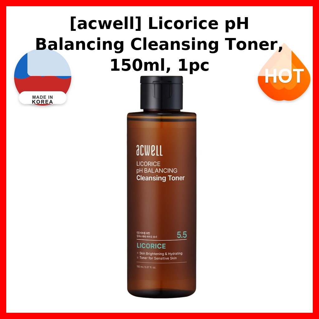[acwell] Licorice pH Balancing Cleansing Toner, 150ml, 1pc / Korean Toner / pH Balancing / ของแท้ 10