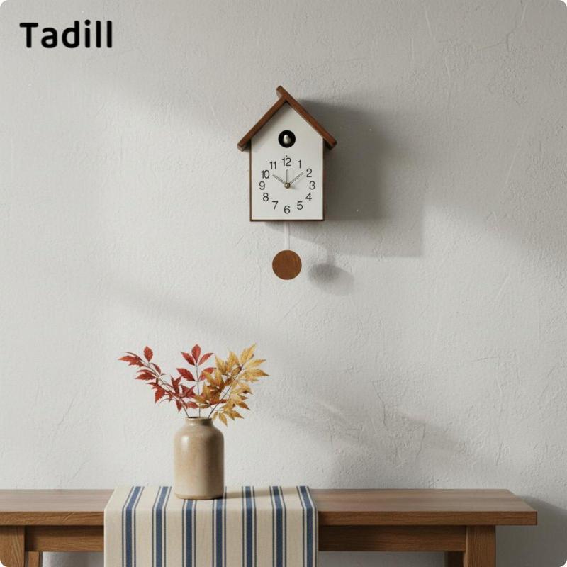 [negjsg] Pendulum Swing ไม้ Cuckoo Wall Pendulum Clock Cuckoo Wall Pendulum Clock Home Decor