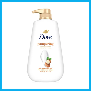 Dove Pampering Body Wash 500ml ครีมอาบน้ำ โดฟ สูตรคืนความชุ่มชื้นให้ผิวแห้งกร้าน.