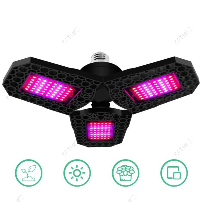 LED Phyto โคมไฟ E27 108 126 144 LDE เต็มสเปกตรัม Grow Light หลอดไฟ AC 100-265V สําหรับดอกไม้ในร่ม Gr