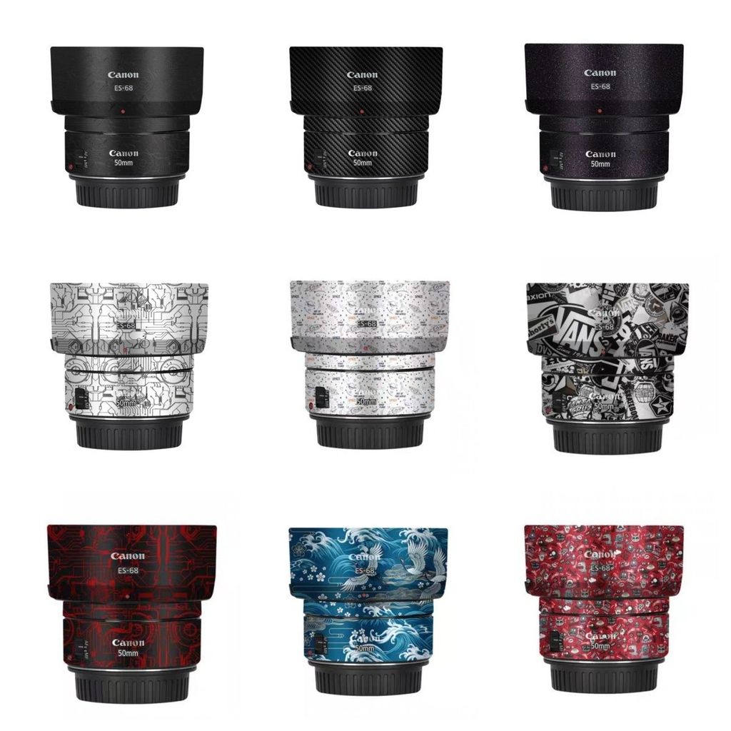 [คุณภาพสูง] Donkey เดินเหมาะสําหรับ Canon EF50F1.8 STM สติ๊กเกอร์รุ่นที่สามฟิล์มป้องกันเลนส์รวมทุกอย่างสติกเกอร์กาวไม่ทําเครื่องหมาย