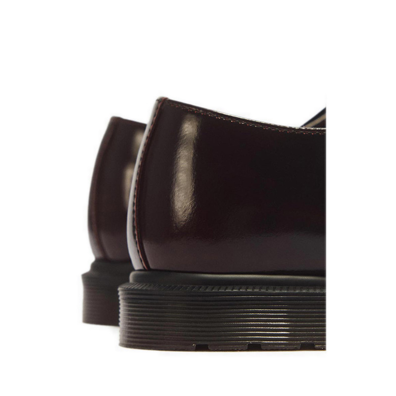 Dr. Martens حذاء Mayfare بثلاثة صفوف ثقوب — أحمر كرزي — صورة 5