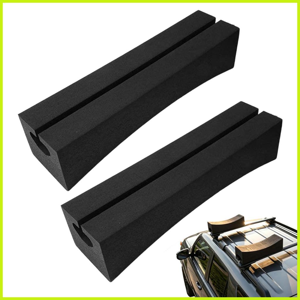 Kayak Roof Pads 2 ชิ้นแบบพกพา Anti-Slip น้ําหนักเบา Soft Roof Rack Pads สําหรับ Canoes Paddleboards 