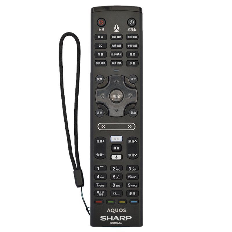 รีโมทเสียงพูดแท้ Sharp รหัส GB089WJ เหมาะกับรุ่น LX750A LX960A UD10A DS70A