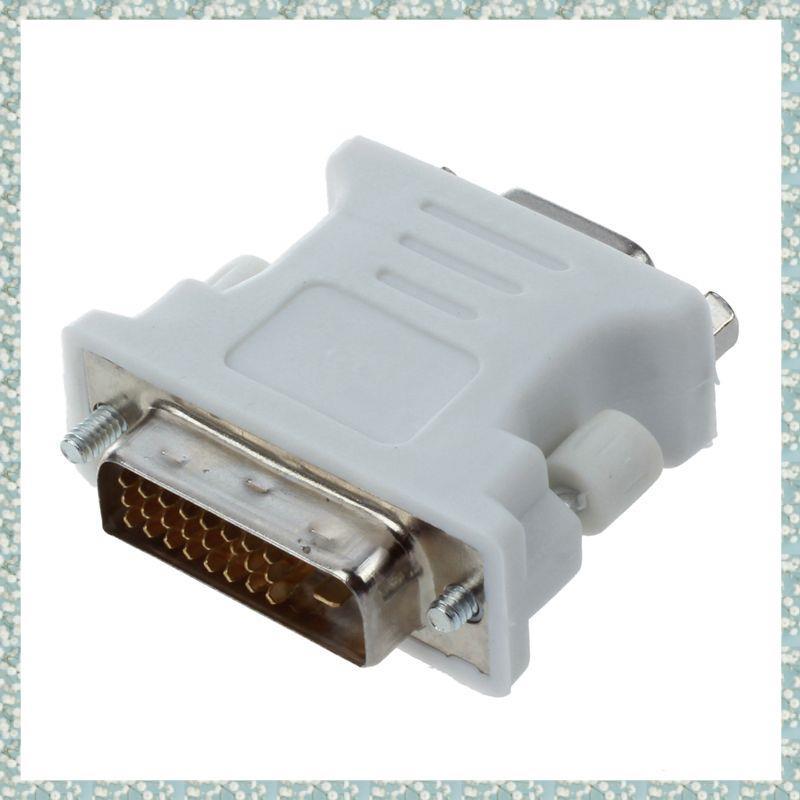[h5bl3j6wj.ph] อะแดปเตอร์ DVI ตัวผู้ (DVI - D 24 1) เป็นตัวเมีย VGA (15 พิน)