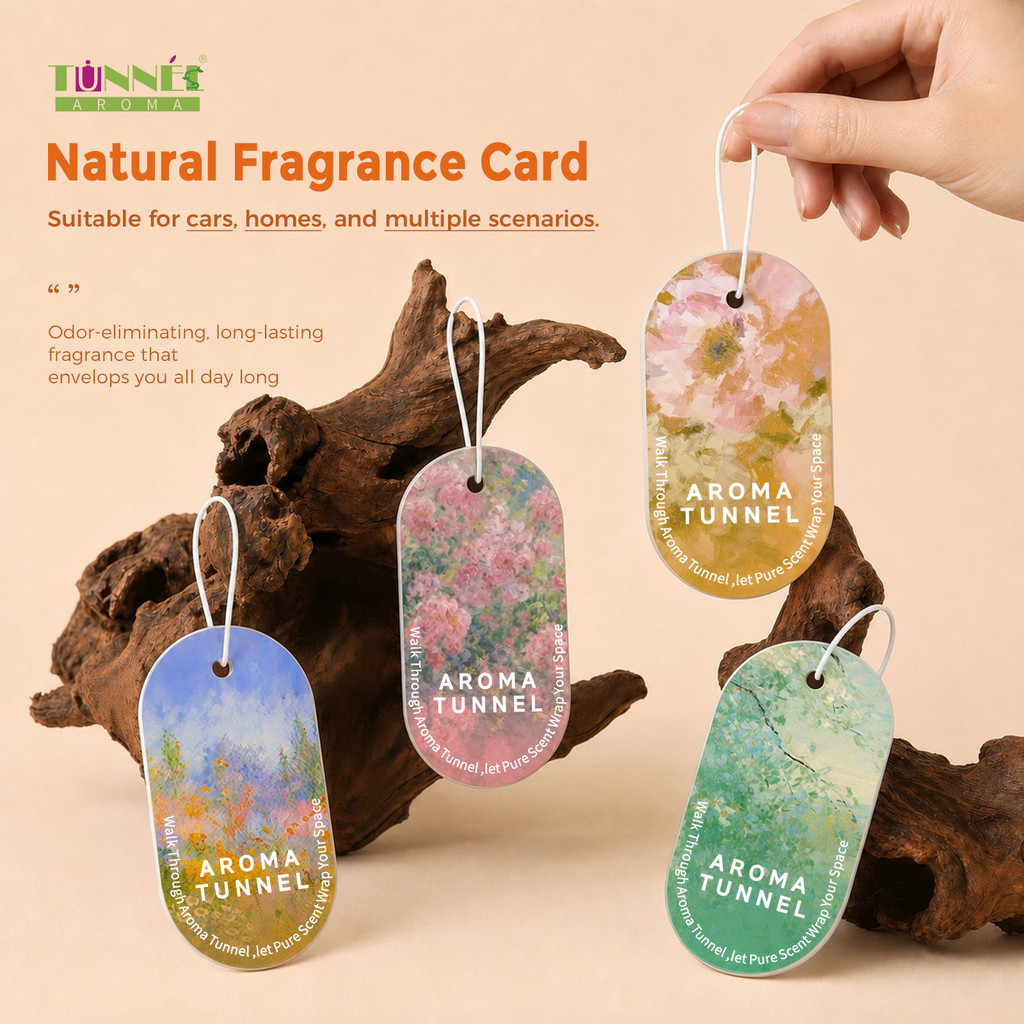 AROMA TUNNEL การ์ดกลิ่นหอม – สําหรับตู้เสื้อผ้า Car & Bedroom Aromatherapy Air Freshener