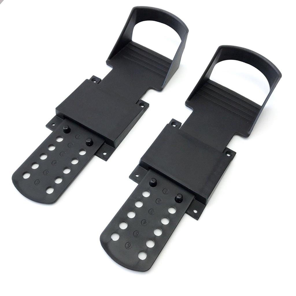 [juuhmuap] แผ่นรองเท้า Rower พร้อมสายรัดติดตั้งง่ายเครื่องพายเรือเหยียบ Rower Footrest ลื่นปรับเท้าเ