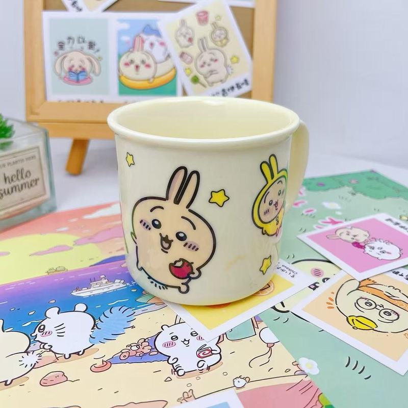 Chiikawa/Usagi/น่ารัก Usagi Cup น่ารัก Usagi แก้วเซรามิคลายกระต่ายน่ารัก/Iqoc
