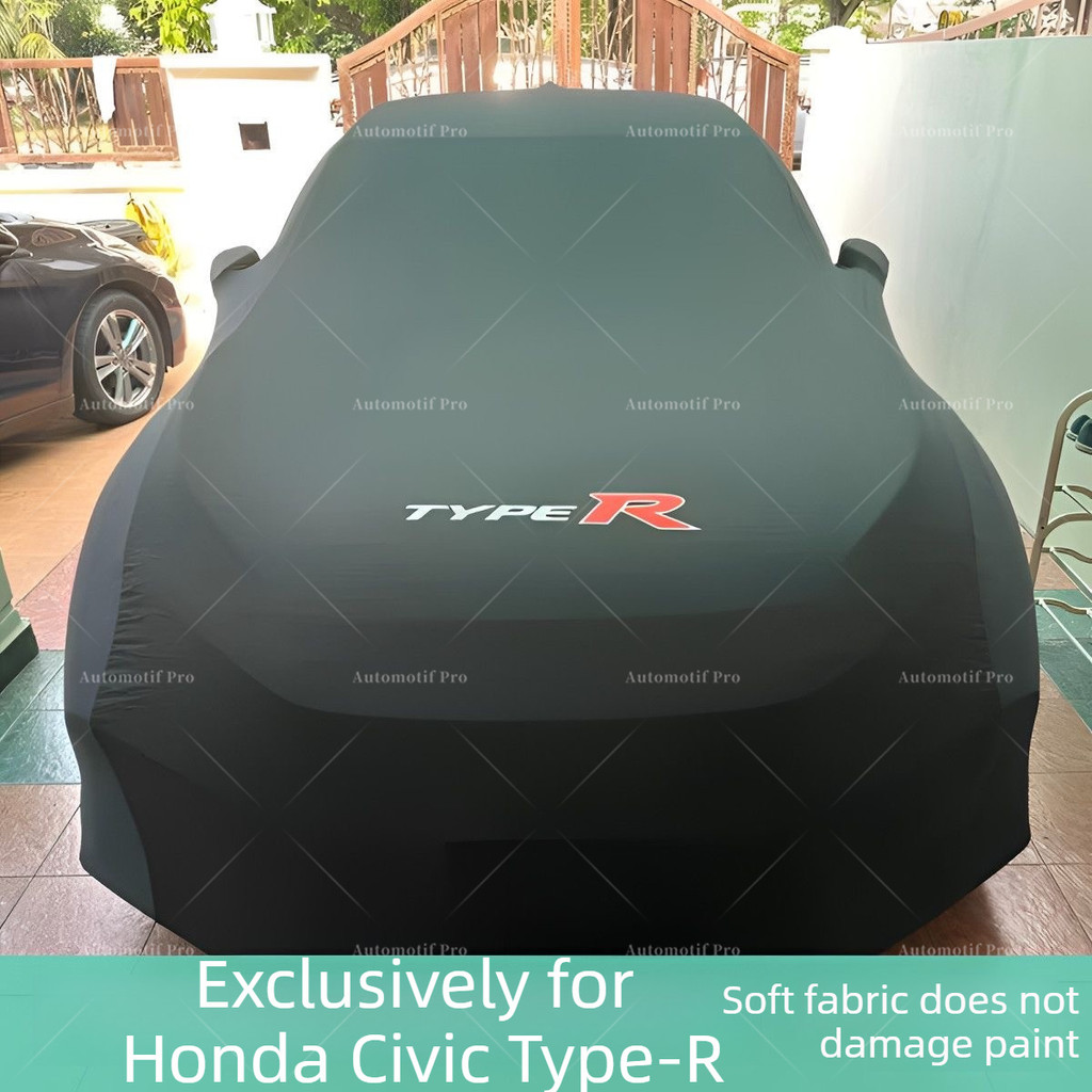 🔥 Perfect Fit 🔥 ผ้าคลุมรถผ้ายืด Honda Civic Type-R,FK2 EK9 FL5 FK8 FN2 FD2 EP3 กันฝุ่นและซักได้