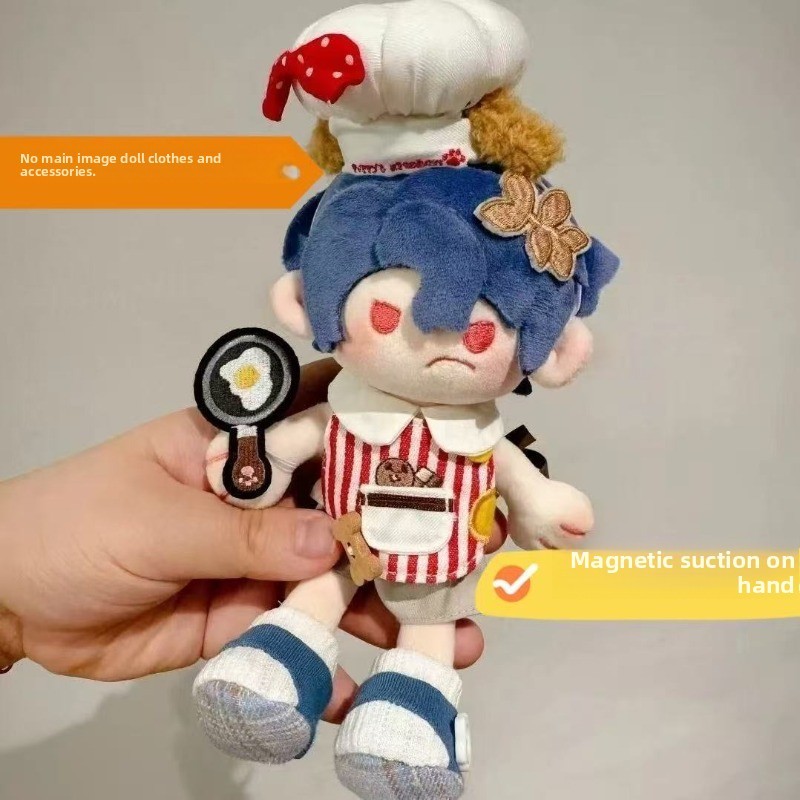 รางดาว Honkai Dr. Ratio Li Haofan 10 ซม.ผ้าฝ้ายตุ๊กตาเกม Plush จี้พัดลม Merch ตุ๊กตาของเล่นของขวัญสํ