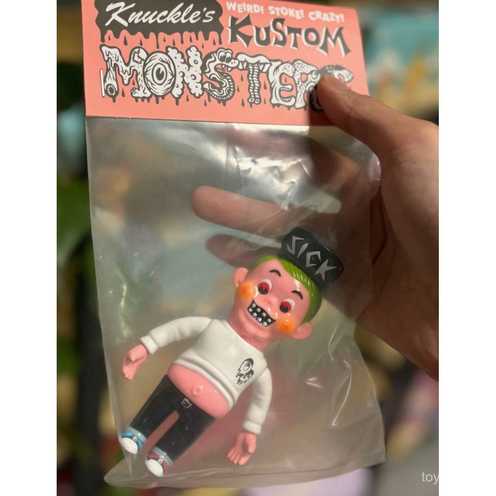 Headlock kustom monsters studio sofubi Frankenstein เวอร์ชั่นเรืองแสงขนาดเล็ก 88D6