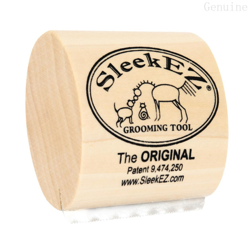 SleekEZ แปรงสําหรับส่อง - Deshedding Brush for s - Patented Grooming Tool for Remoing Loose Fur, Und