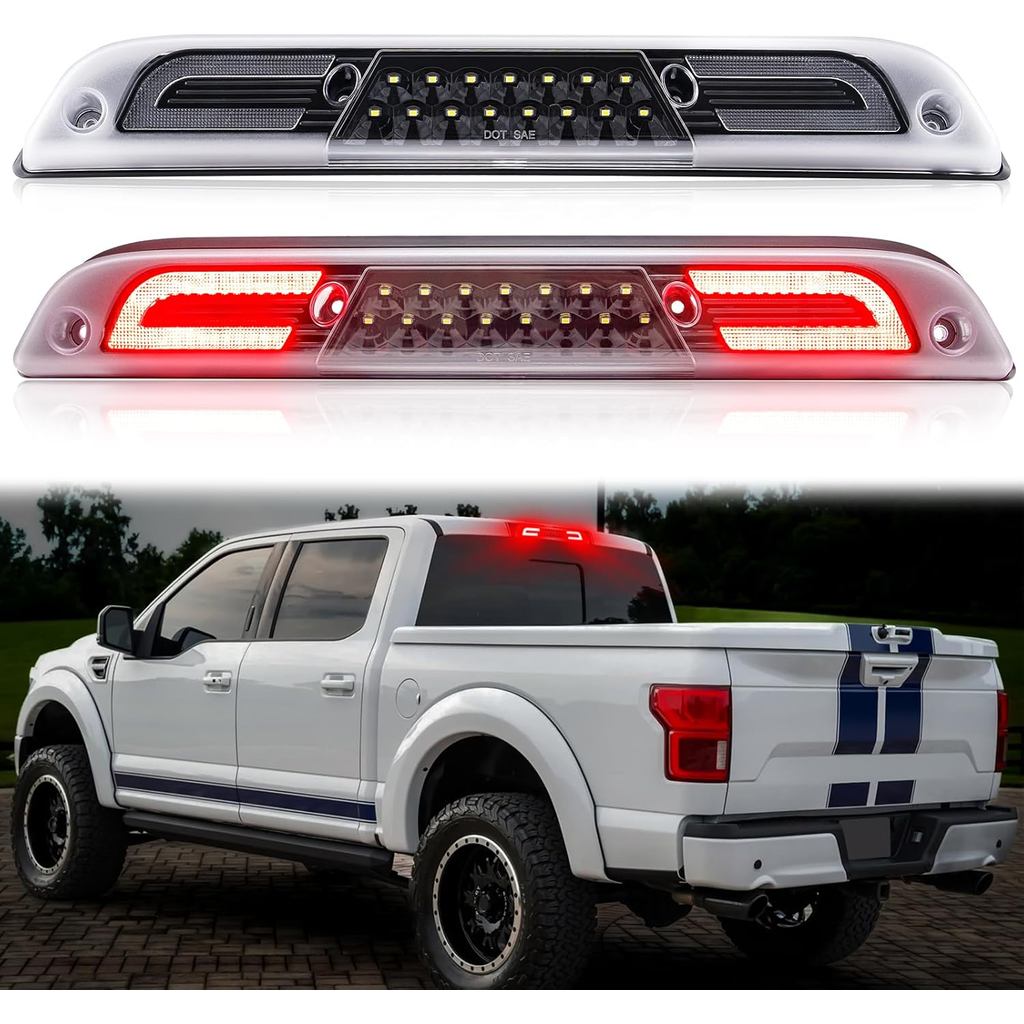 3rd ไฟเบรคเปลี่ยนสําหรับ 2015-2024 F150 LED Third เบรค Cargo Light สําหรับ 2017-2024 F250 F350 F450 