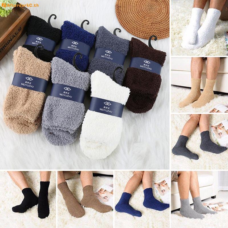 AT Mens Women Thien Thermal Wool Cashmere Casual Sports Floor Warm Sos
 ก